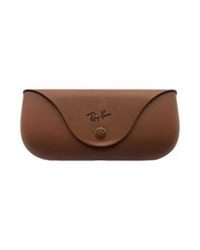 Ray-Ban Meta Brown Leather Hard Case only for Glasses  Sunglasses,