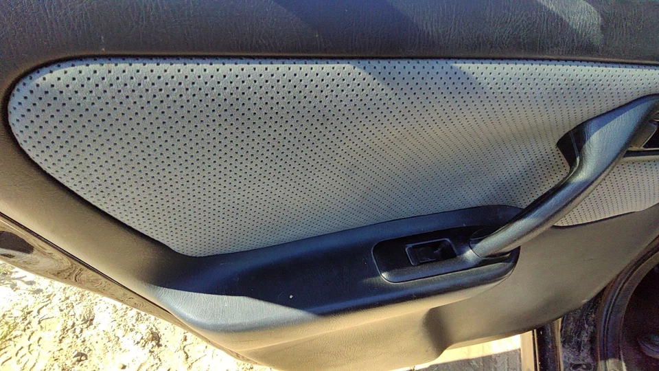 Infiniti G20 2002 conductor puerta trasera izquierda panel moldura con interruptores trasero negro Foto 4 de 4