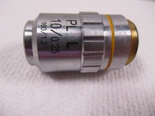 Jenco Inverted Compound Microscope PL L 10x Objective Lens 0.25 160mm