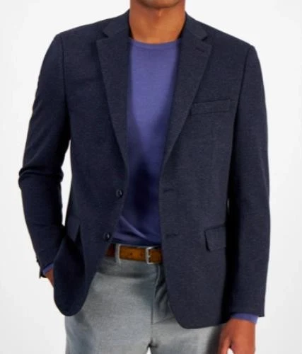 Cappotto sportivo Michael Kors uomo regular fit spina di pesce 48 R NUOVO $295 KTNN1KPZ0126