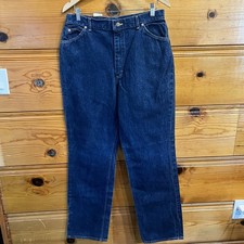 Vintage Lee Riders Straight Leg Jeans Made In USA 100 Cotton 18 UGWA Tag Retro