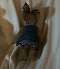 Boyds Bear Country Exclusive Edition Country H. bear w/ denim jumper & son