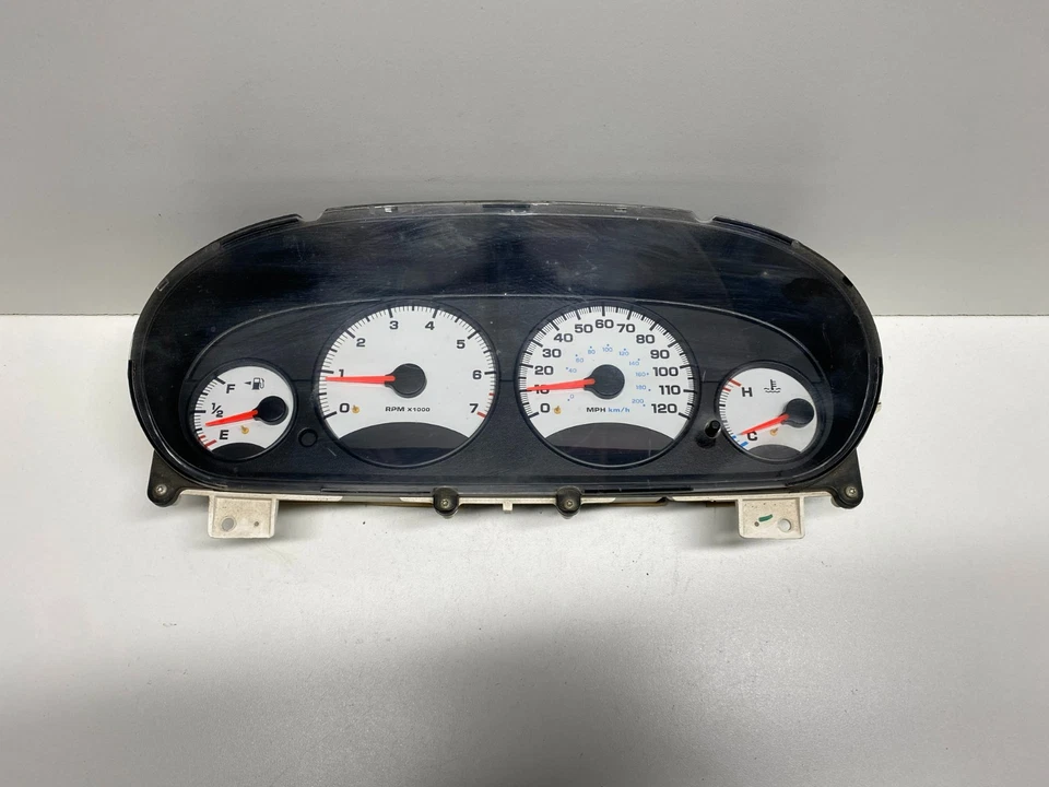2001-2003 DODGE STRATUS INSTRUMENT SPEEDOMETER CLUSTER MILES 31545 OEM 257-02406 - Image 2 of 4