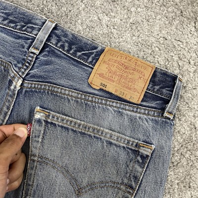 Rare Vintage 90's USA Levi's 501 Jeans Distressed Faded