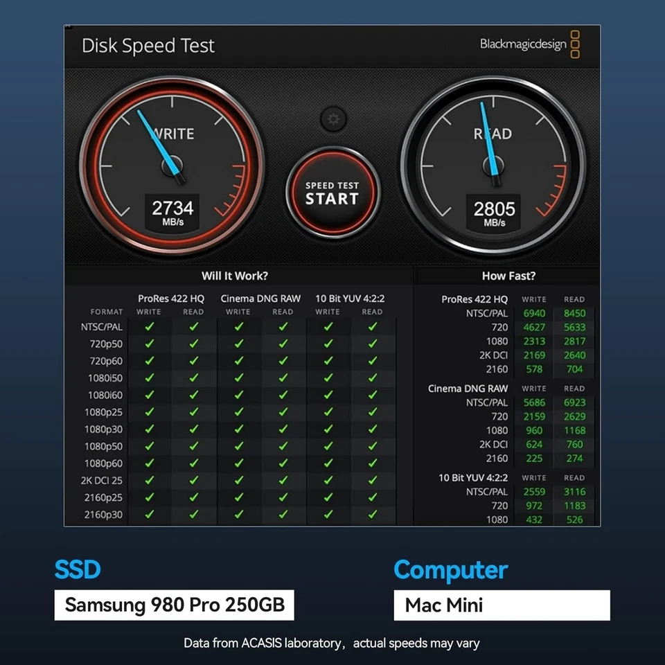 SSD Enclosure 40Gbps Thunderbolt NVMe M.2 External Drive Cooler Aluminum - Image 4 of 4