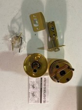 Sure-Loc ZH101-RD SB Zurich Passage Door Knob Set with Round Rose - Satin Brass