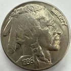 1936 Uncirculated Buffalo Nickel Exact Coin Imaged #BF1218
