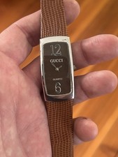 😍 READY 2 WEAR! Neo Vintage 90s GUCCI Curvex LONG 23mm x 46mm Quartz Tank Watch