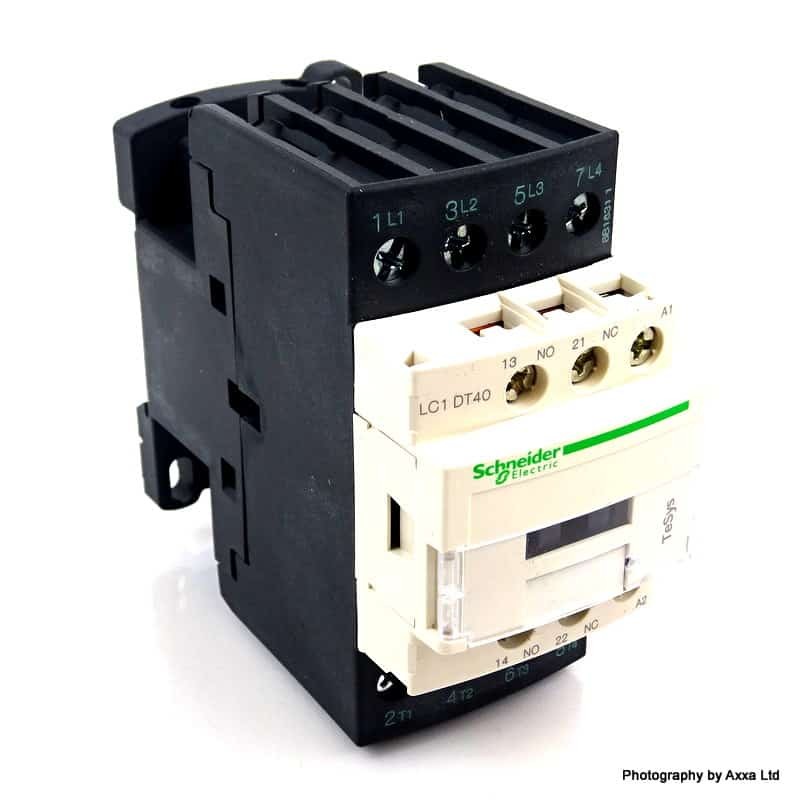 Contactor LC1DT40P7 Schneider 4P (4NO) 1NC + 1NO Aux 230VAC 40A 11kW