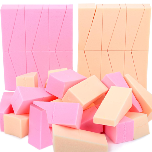 48 Pieces Makeup Sponge Blender for Face Curve Blending, Latex Free Small Wedge
