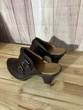 Bjorndal Clogs Shoes  Women’s Size 9.5 Brown Leather juliana