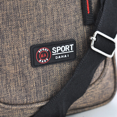 Borsello Uomo In Tela - Borsa A Tracolla Messenger Retro, Leggera E Impermeabile, Per Uso Quotidiano E Viaggi