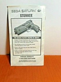 Virtua Cop Sega Saturn MANUAL ONLY 