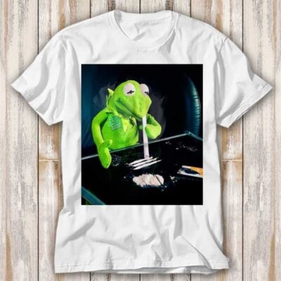 Frog Cocaine Muppet Drug Hipster Funny Narcos T Shirt