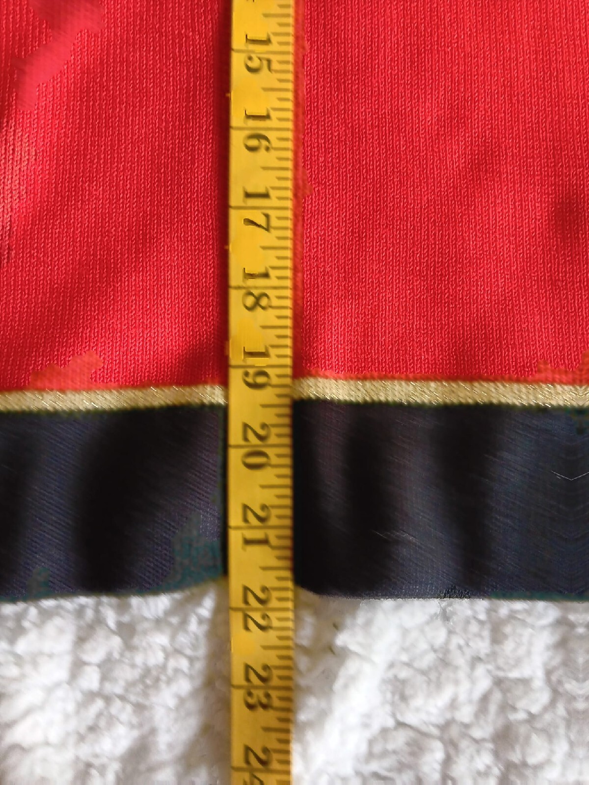 Patchington Red Zip Up Sweater Size Medium Made I… - image 7