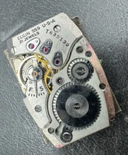 Vintage Lord ELGIN 559 21J Wristwatch Movement- For Repair