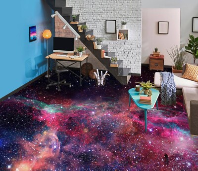 3D Riesig Universum Q3157 Fußboden Wandbild Fototapete Tapete Familie Luna 2024