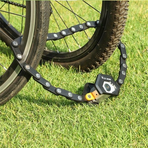 Bicycle Candado Plegable Bicicleta Seguridad Bloqueo Antirrobo | eBay