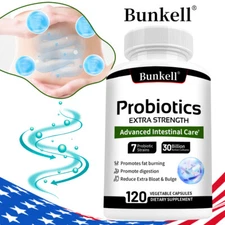 Probiotics 30 Billion CFU For Digestive Immune Health, 7 Probiotic Strains