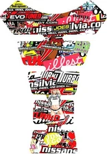 3D Motorcycle Carbon Vinyl Gel Gas Tank Pad Protector Decal and Sticker Tankpad