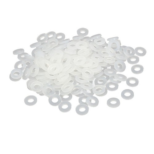 M3 Plat plastique PE Entretoise rondelles isolantes clair fixation