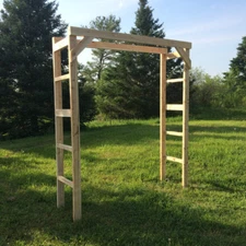 Cedar 19 Piece Wedding Arch