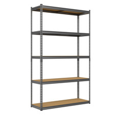 Grey Steel Garage Shelving/Racking Unit 1800mmH x 1200mmW x 600mmD 160KG UDL