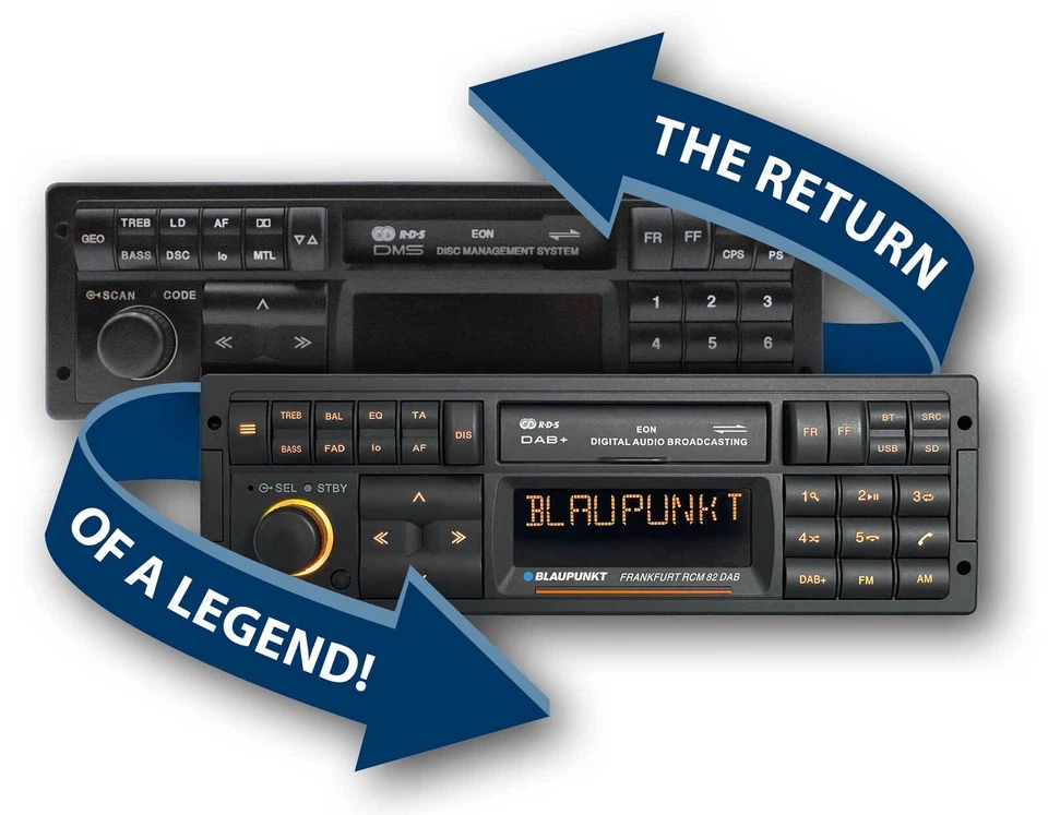 Blaupunkt Frankfurt RCM 82 DAB Retro MP3 Autoradio Bluetooth USB SD iPod AUX-in - Bild 3 von 4