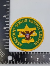 Vintage Original BSA Boy Scouts Assistant Senior Patrol Leader Embroidered Patch