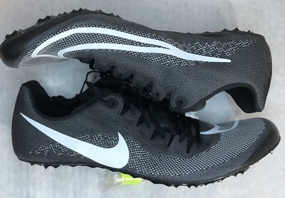 Nike Zoom Ja Fly 4 Track Cleats Black/White/Gold Men display picture 1