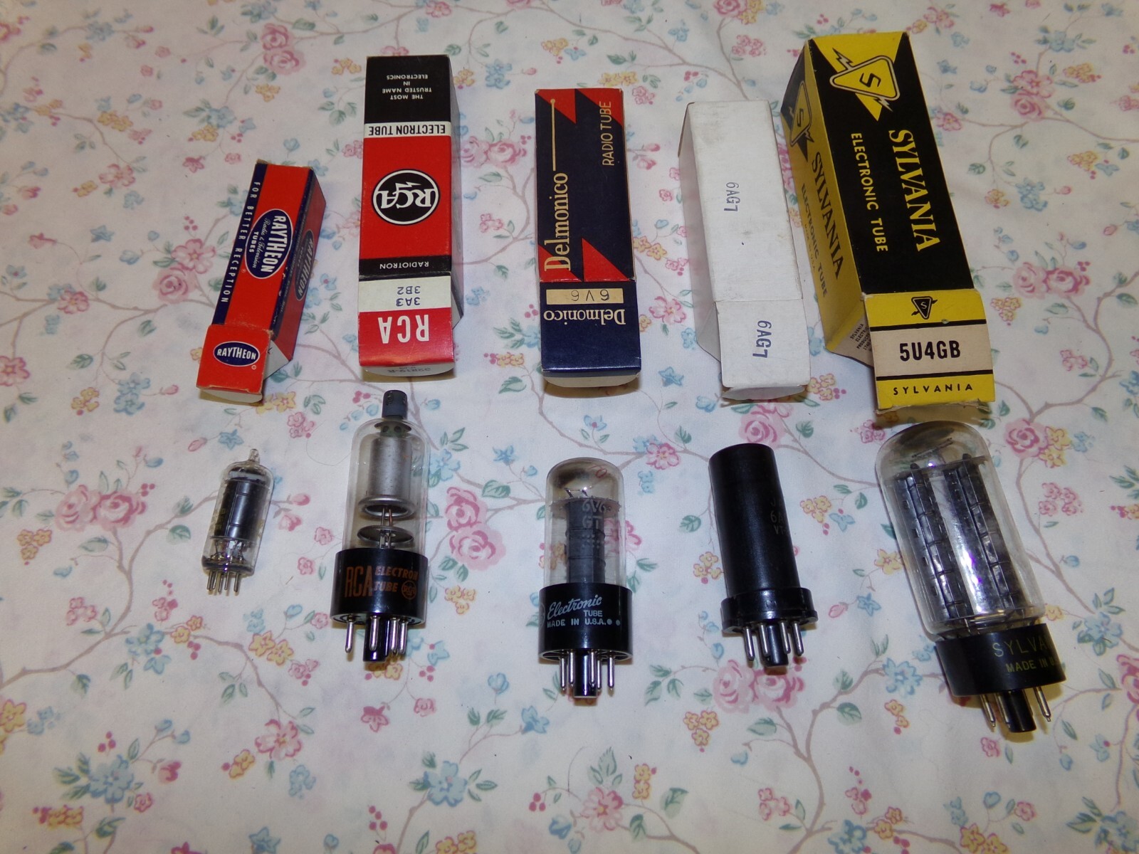 Lot of 5 Vintage Radio Tubes eBay