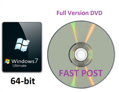  Windows 7 Ultimate 64 Bit Bootable Re Installation DVD 