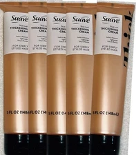 5-Pack Suave Thick Look THICKENING CREAM For Simply Styled Hair Lightweight 5 oz