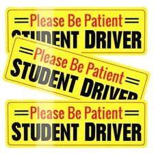 SINGARO Student Driver Sticker for Car, 3pcs Reflective Student Driver Bumper...