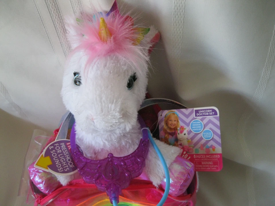 Conjunto médico unicórnio Barbie Dreamtopia luzes sons - Imagem 2 de 4