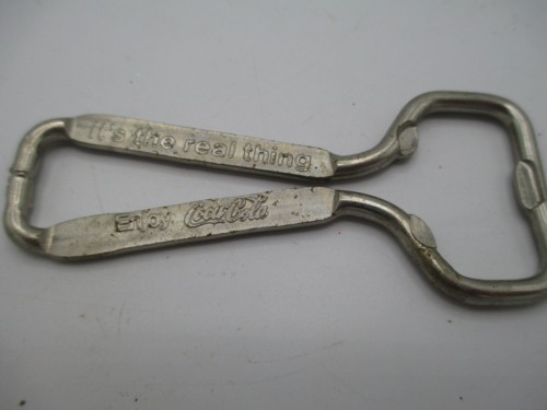 Coca-Cola 1960s Wire Bottle Opener Embossed Logo Have a Coke Vintage Steel - Picture 1 of 8