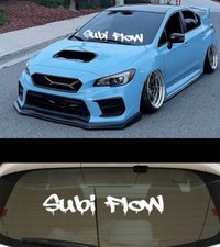 Subie Flow Windshield Decal Sticker Jdm Boost Turbo Fits Subaru Vehicles A Subie Flow Windshield Decal Sticker Jdm Boost Turbo Fits Subaru Vehicles A