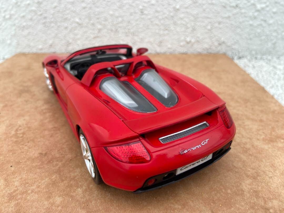 Built & Painted 1/24 Tamiya Porsche Carrera GT Red | eBay