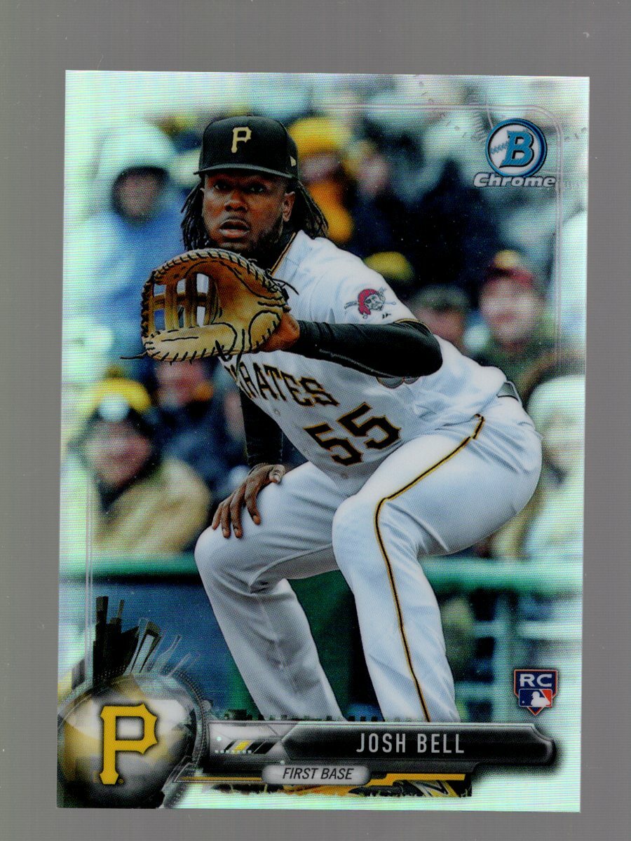 2017 BOWMAN CHROME JOSH BELL RC REFRACTOR #/499 PIRATES #70
