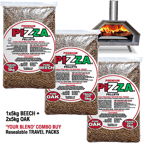 Premium Pizza Oven Pellets 100% Oak - 100% Beech for Pellet Pizza Ovens Ooni etc - Imagen 12 de 16