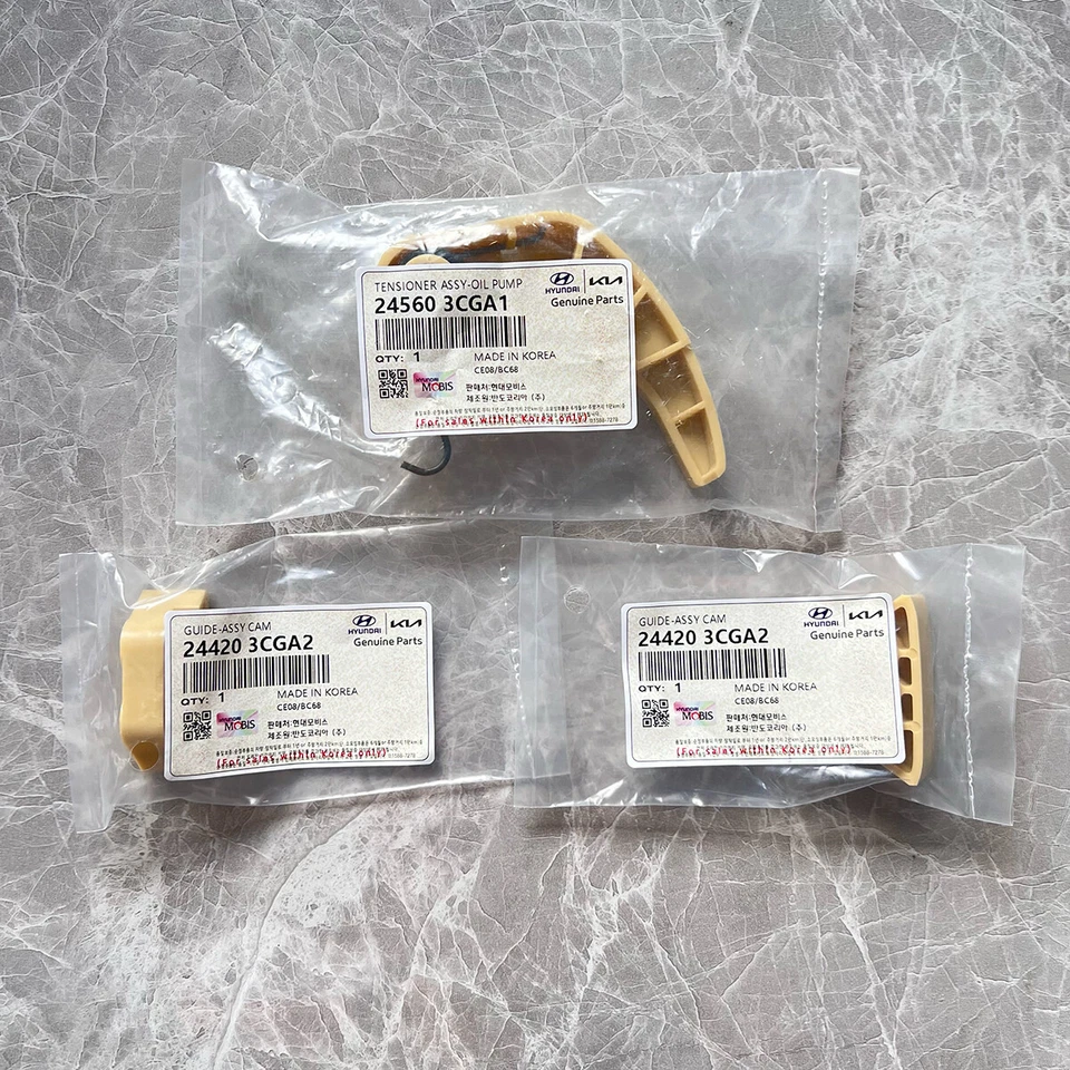 OEM Engine Timing Chain Kit For Santa Fe Sorento Azera Genesis 3.3L 3.8L USA - Image 2 of 4