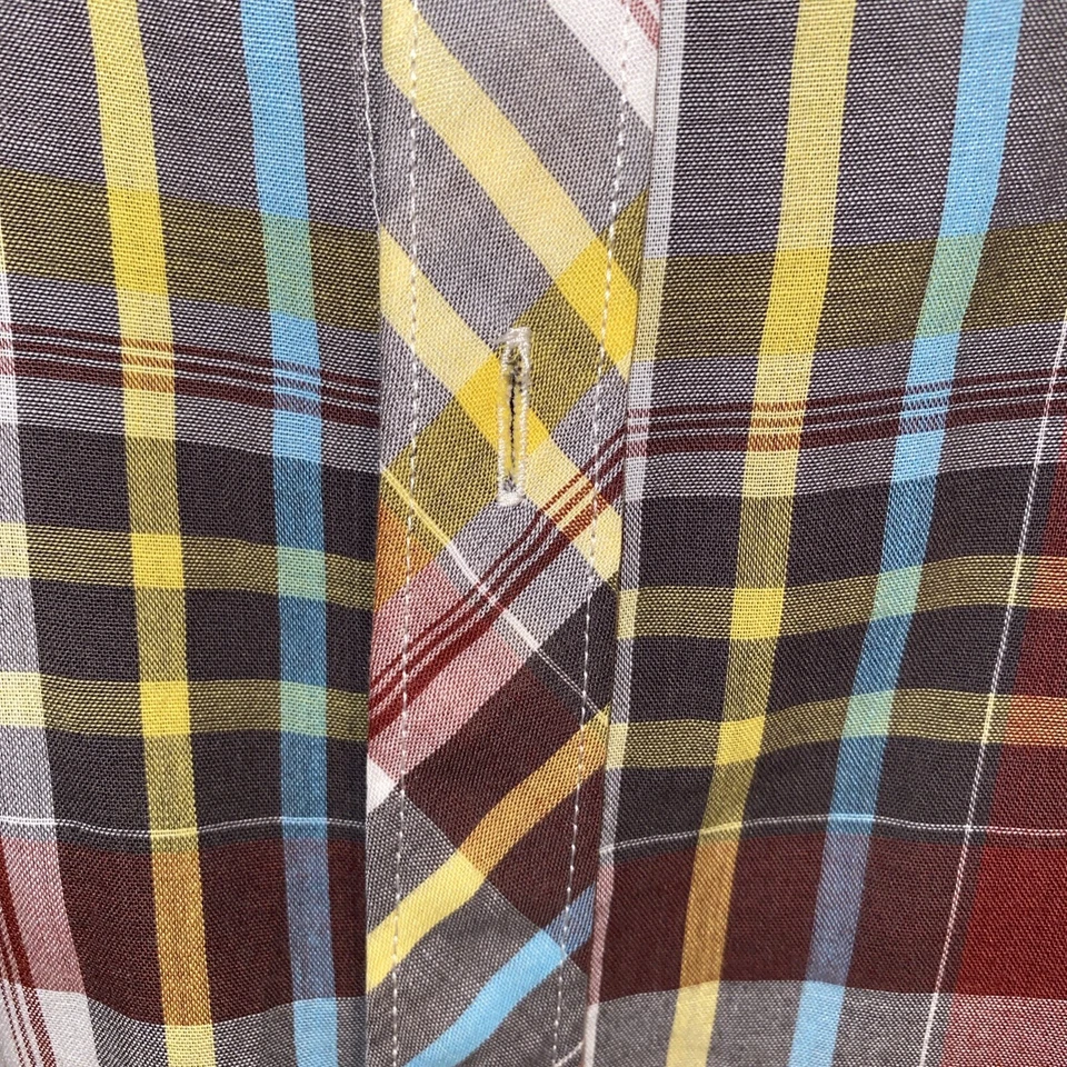 Camisa De Colección Ambigua A Cuadros Grande Patinador Grunge Y2K Ambig Abotonada Foto 2 de 4