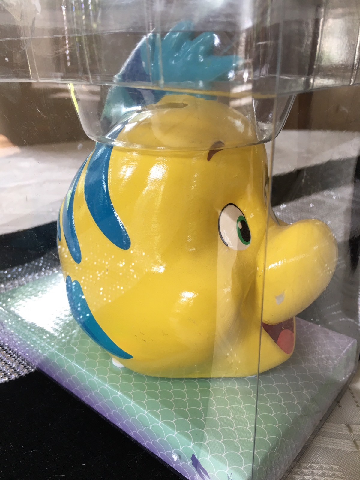 PRIMARK DISNEY LITTLE MERMAID FLOUNDER ARIEL CERAMIC ORNAMENT MONEY BOX BANK NEW eBay