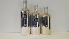 Absolut Vodka Electrik Silber Limited Edition drei Flaschen a 1L, 0,75L und 0,7L