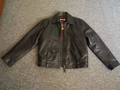 Schott Of New York Leather Perfecto Highwayman Us Police Jacket York Leather Perfecto Highwayman