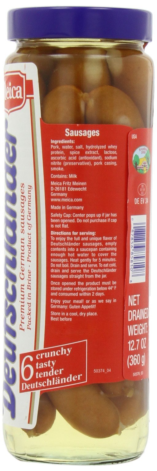 Meica Deutschlander German Sausages, Premium, 12.7 Ounce eBay
