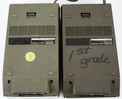 SHARP Cassette Tape Recorder Player Educator RS-491AV1 & RD-660AV1