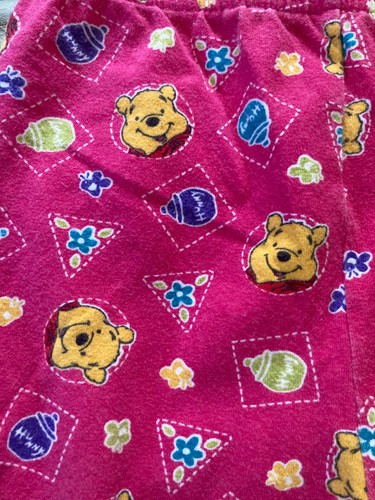 Lot (2) Vintage 90s Y2K Disney Winnie the Pooh Girl's M 5/6 Stretch Pants Rare - Picture 3 of 15