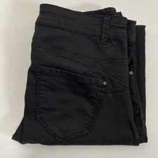 Stradivarius Womens Black Skinny Stretch Denim  Jeans Size 28 Very Good JCU7