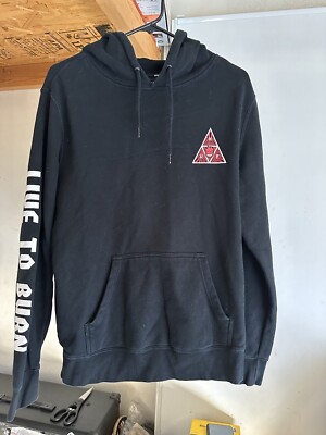 HUF x Spitfire Keeping the Underground Lit Black Hoodie Men's